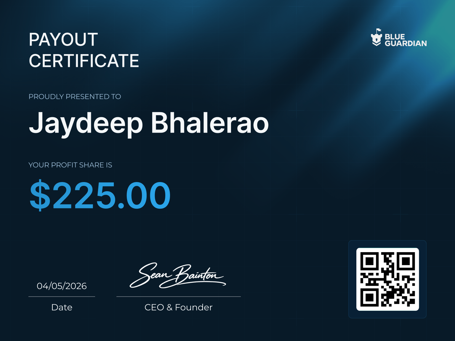 jaytrades_91 certificate